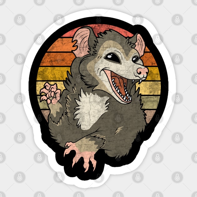 Possum Sticker by valentinahramov